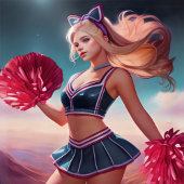 Alle Amerikaanse Meisje Cheerleading Duffel Bag Plunjezak