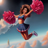 Alle Amerikaanse Meisje Cheerleading Duffel Bag Plunjezak