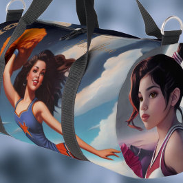 Alle Amerikaanse Meisje Cheerleading Duffel Bag Plunjezak