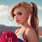 Alle Amerikaanse Meisje Cheerleading Duffel Bag Plunjezak