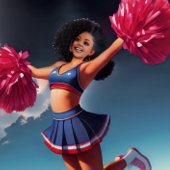 Alle Amerikaanse Meisje Cheerleading Duffel Bag Plunjezak