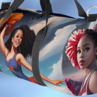 Alle Amerikaanse Meisje Cheerleading Duffel Bag