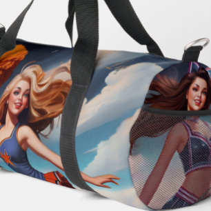 Alle Amerikaanse Meisje Mashup Cheerleading Duffel Plunjezak