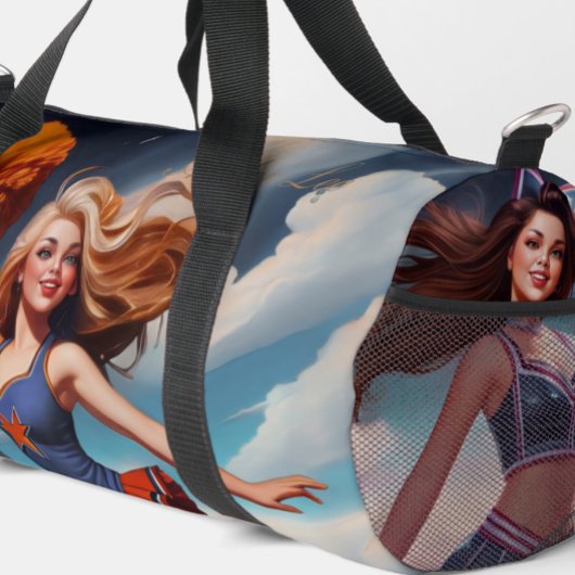 Alle Amerikaanse Meisje Mashup Cheerleading Duffel Plunjezak