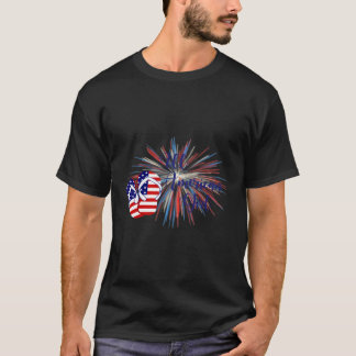 Alle Amerikaanse Meisje Patriottisch Juli 4th Fun T-shirt