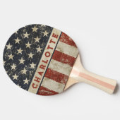 Alle Amerikaanse naam Tafeltennisbatje (Zijkant)