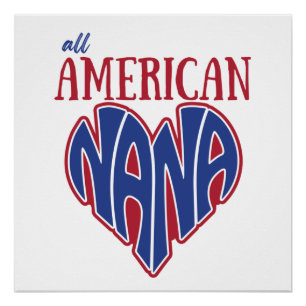 Alle Amerikaanse Nana Perfect Poster