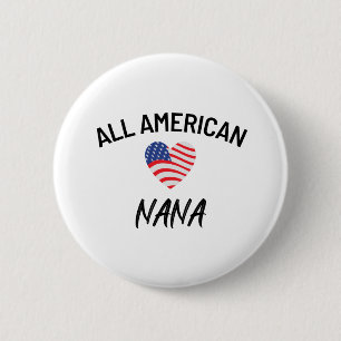 Alle Amerikaanse Nana Ronde Button 5,7 Cm