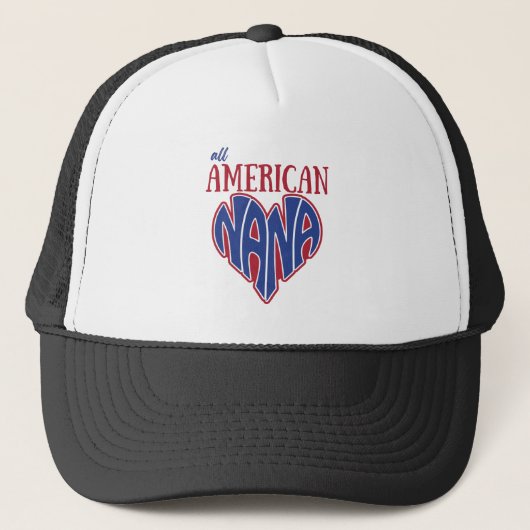 Alle Amerikaanse Nana Trucker Pet (Voorkant)