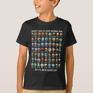 Alle Amerikaanse Nationale Park Checklijst Emmerli T-shirt