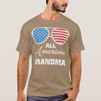 Alle Amerikaanse oma op 4 juli Familie die S aanpa T-shirt