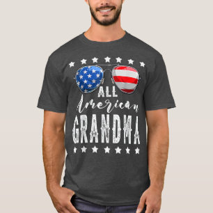 Alle Amerikaanse oma op 4 juli Zonnebrillen Famili T-shirt