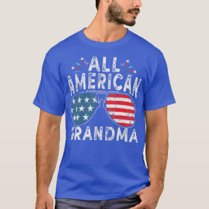 Alle Amerikaanse oma van 4 juli Zonnebrillen VS FL T-shirt