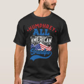 Alle amerikaanse opa op 4 juli vaderlandslievende  t-shirt (Voorkant)