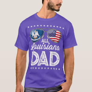 Alle Amerikaanse pa Vaderdag Louisiana 4 jul. T-shirt
