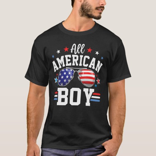 Alle Amerikaanse padvinders patriottische Amerikaa T-shirt (Voorkant)