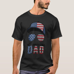 Alle Amerikaanse papa Happy Vaderdag van 4 juli on T-shirt
