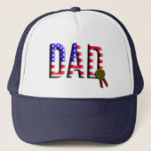 Alle Amerikaanse papa Trucker Pet (Voorkant)