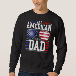 Alle Amerikaanse papa's Mannen dadd 4 juli vaderda Trui
