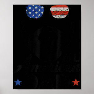 Alle Amerikaanse papa's op 4 juli dragen hun paasv Poster