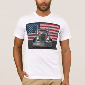 Alle Amerikaanse Peterbilt T-shirt (Voorkant)