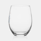 Alle Amerikaanse Red White en Boujee Wijnglas Zonder Voet (Links)