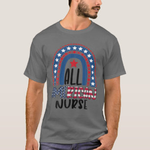 Alle Amerikaanse regenboogpatriottische weekdieren T-shirt