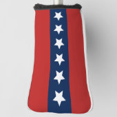 Alle Amerikaanse rood wit en blauw met sterren Golfheadcover (Draai 90)