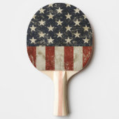 Alle Amerikaanse Stars & Stripes Tafeltennisbatje (Voorkant)
