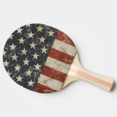 Alle Amerikaanse Stars & Stripes Tafeltennisbatje (Zijkant)