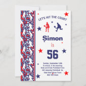 ⭐ 💪 Alle Amerikaanse sterren Pickleball B'day + R Kaart (Voorkant)