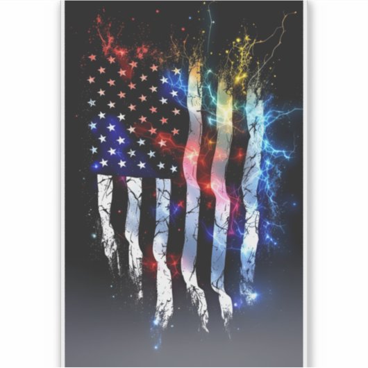 Alle Amerikaanse Sticker (Voorkant)