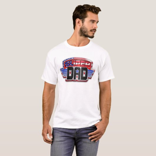 Alle Amerikaanse Super Pap T-shirt (Voorkant volledig)