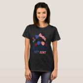 Alle Amerikaanse tante Fireworks 4 juli Hot Aunt P T-shirt (Voorkant volledig)
