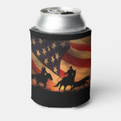 Alle Amerikaanse Team Roping Rodeo Koelbox Blikjeskoeler (Blikje Achterkant)