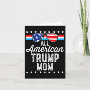 Alle Amerikaanse Trump Mom Amerikaanse Vlag Zonneb Kaart