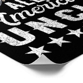 Alle Amerikaanse Uncle Shirt Poster (Hoek)