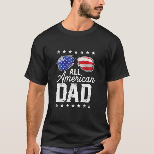 Alle Amerikaanse vader 4 juli grappig Vaderdag me T-shirt (Voorkant)