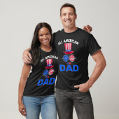 Alle Amerikaanse vader op 4 juli ons patriottische T-shirt (Unisex)