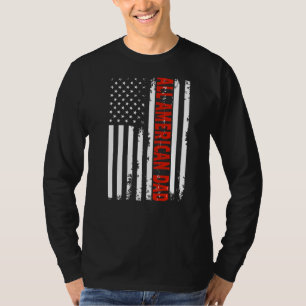 Alle Amerikaanse vader op 4 juli vaderdag Mannen p T-shirt