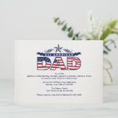 Alle Amerikaanse Vaderdag Uitnodiging (Staand voorkant)