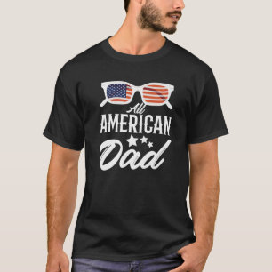 Alle Amerikaanse vaders 4e juli familie komt overe T-shirt