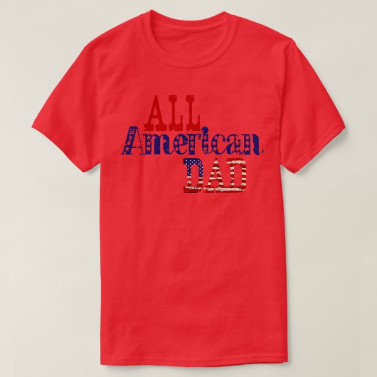 Alle Amerikaanse vaders zonnebrillen voor het matc T-shirt (Design voorkant)
