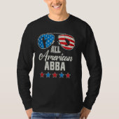 Alle Amerikaanse Visten ABBA 4 juli Amerikaanse vl T-shirt (Voorkant)