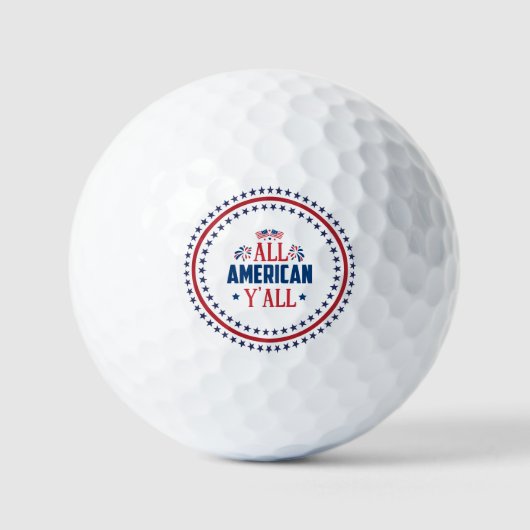 Alle Amerikaanse waarde golfballen (Voorkant)