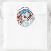 Alle Amerikaanse Westie Sticker (Tas)