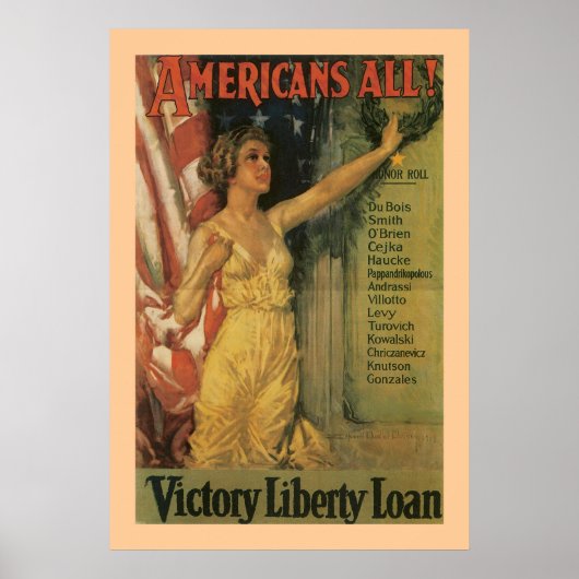 Alle Amerikanen! Poster (Voorkant)
