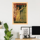 Alle Amerikanen! Poster (Thuiskantoor)