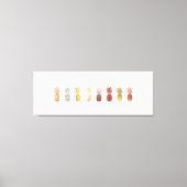 Alle ananas Alles Canvas Afdruk (Voorkant)