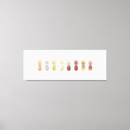 Alle ananas Alles Canvas Afdruk